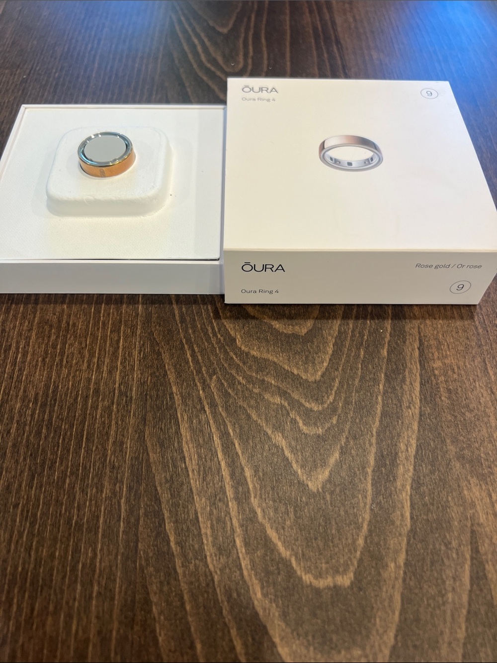 Oura Ring 4 by Oura in Rose Gold and Silver